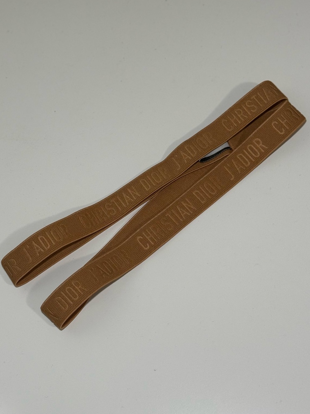 Dior J'Adior Beige Nude Elastic Headband